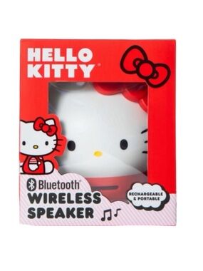 Sanrio Hello Kitty Bluetooth Wireless Speaker Red - NIB
B